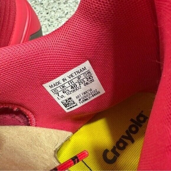 Size 7 - adidas Crayola x D.O.N. Issue #2 Power Pink limited edition - Picture 8 of 10